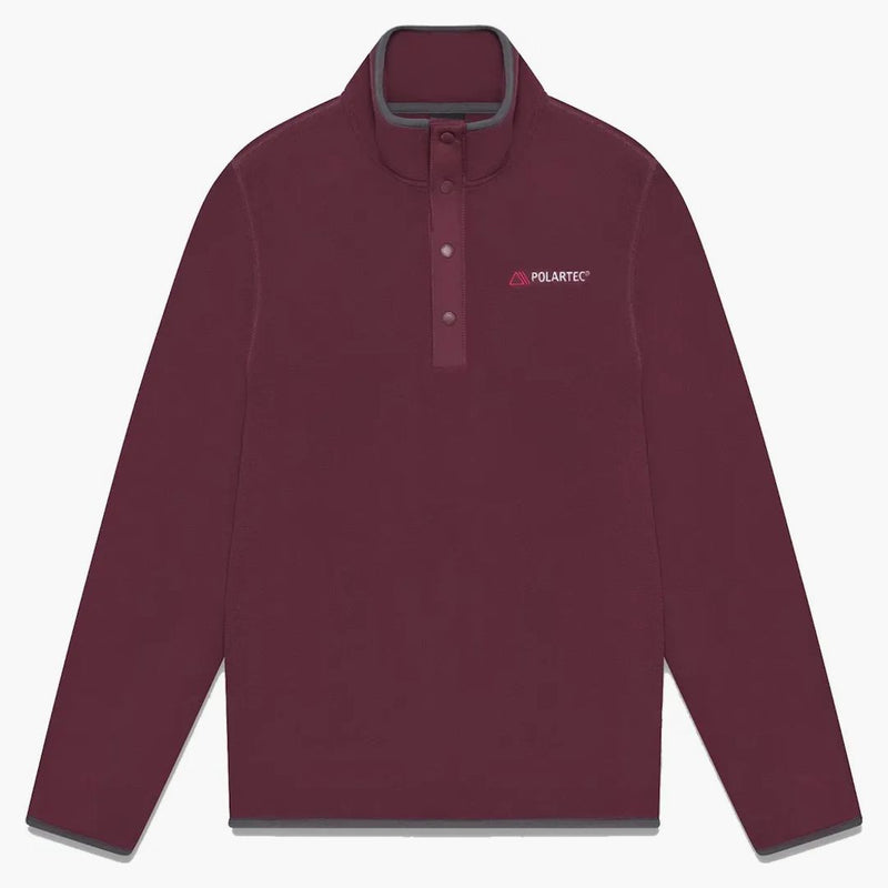 Ovo x polartec microfleece chybné krk burgundsko