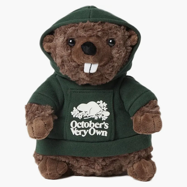 OVO X kořeny Beaver Bear plyš hnědá/zelená