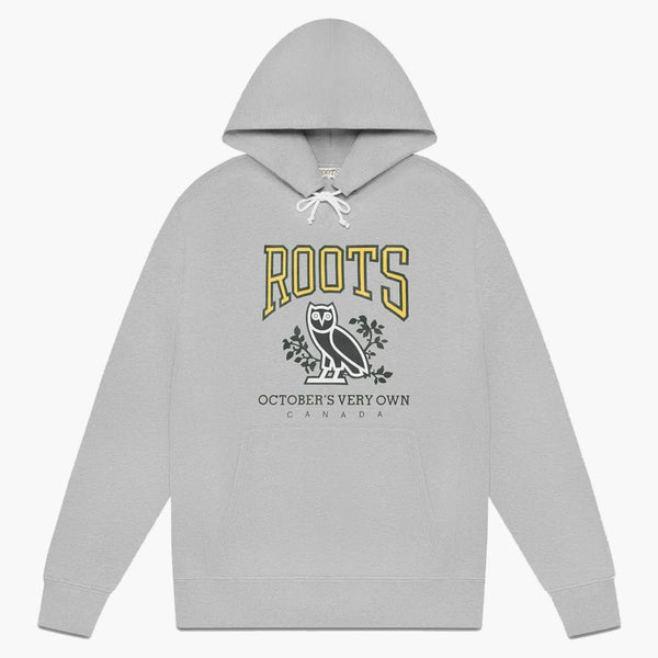Ovo x kořeny Heritage Hoodie Heather Grey