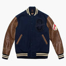 Ovo X Roots October Varsity Jacket Navy