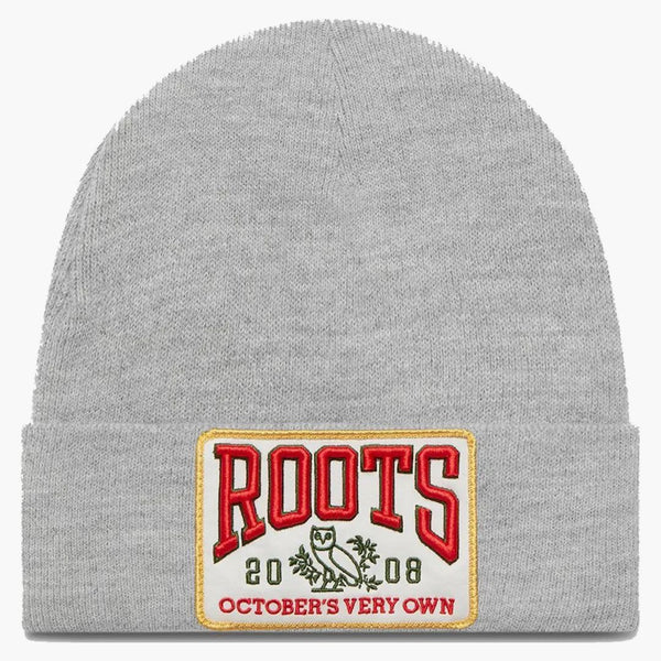 Ovo x kořeny patch toque heather šedá