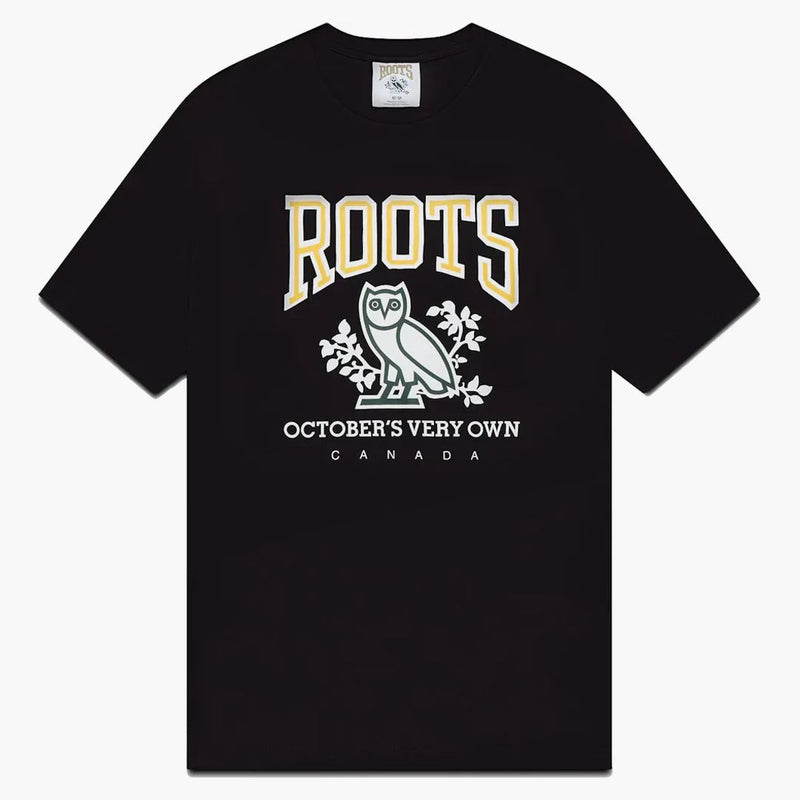 Ovo x Roots tričko černé
