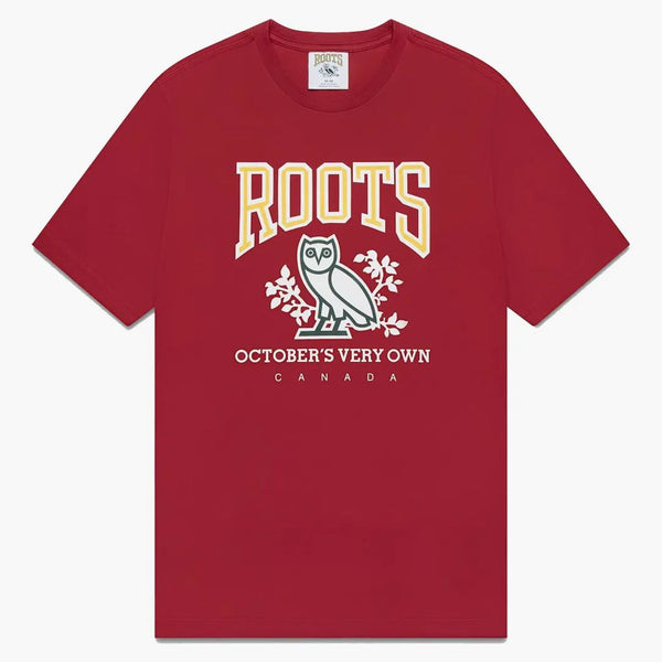 Ovo x Roots tričko červené