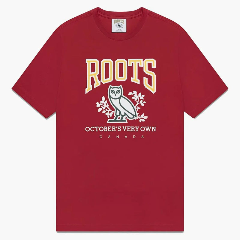 Ovo x Roots tričko červené