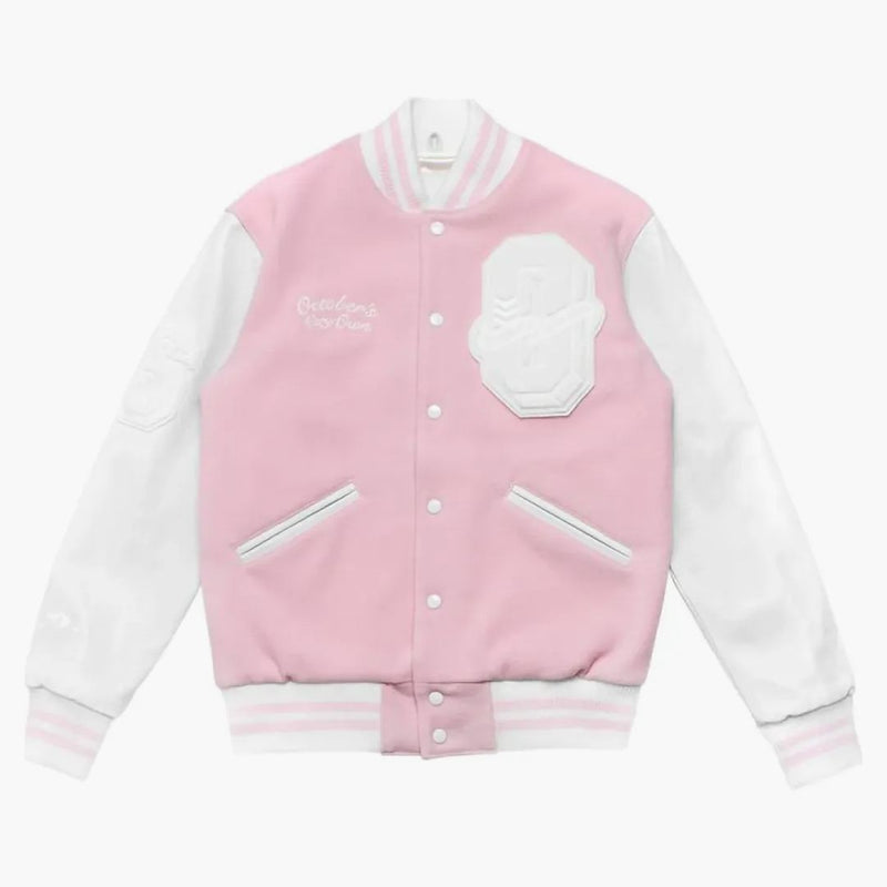 Ovo X Roots San Valentino Giorna di Sweeterman Varrsity Giacca Pink