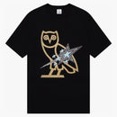 Ovo X Scarborough Shooting Stars Og Owl T-shirt Black