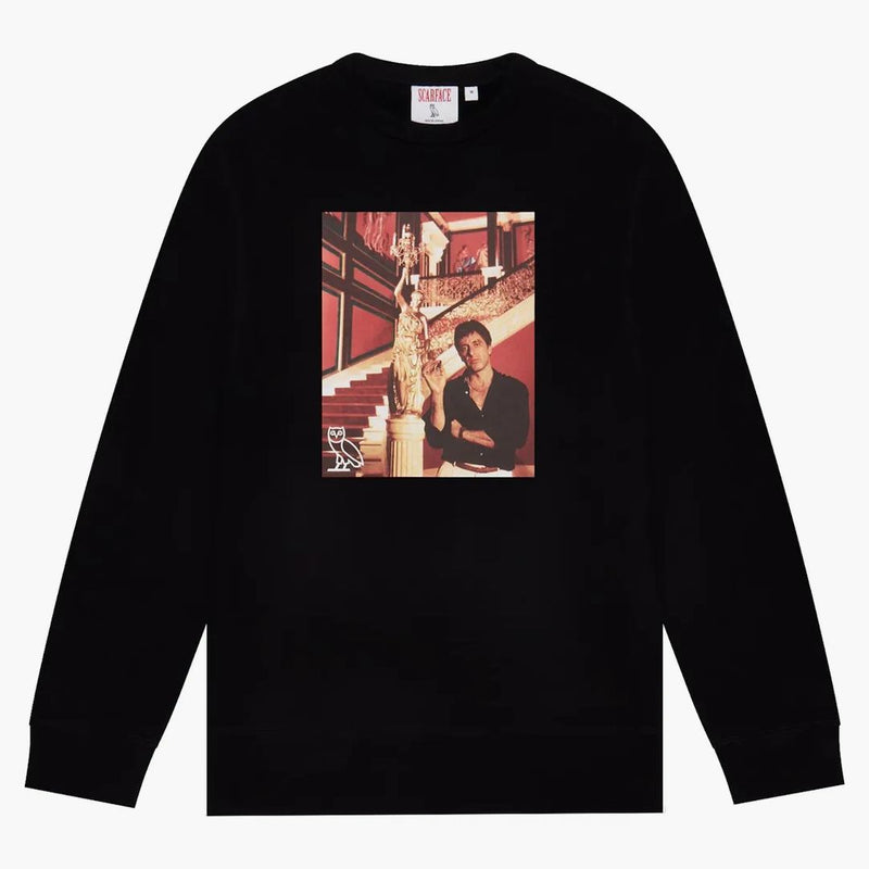 Ovo x Scarface CrewNeck Black