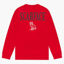 Ovo x Scarface Crewneck czerwony