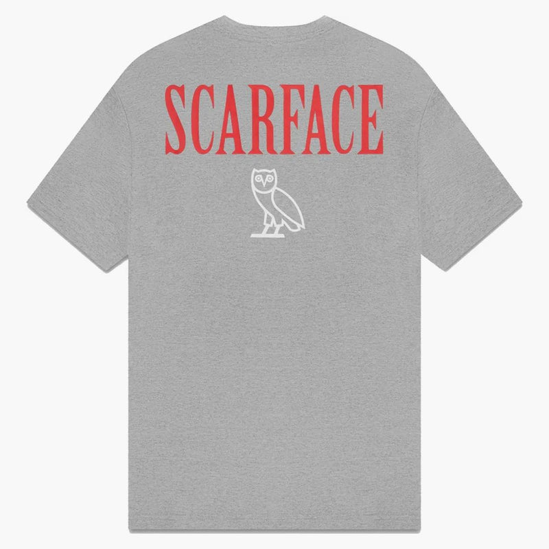 Ovo x šarface tričko Heather šedé