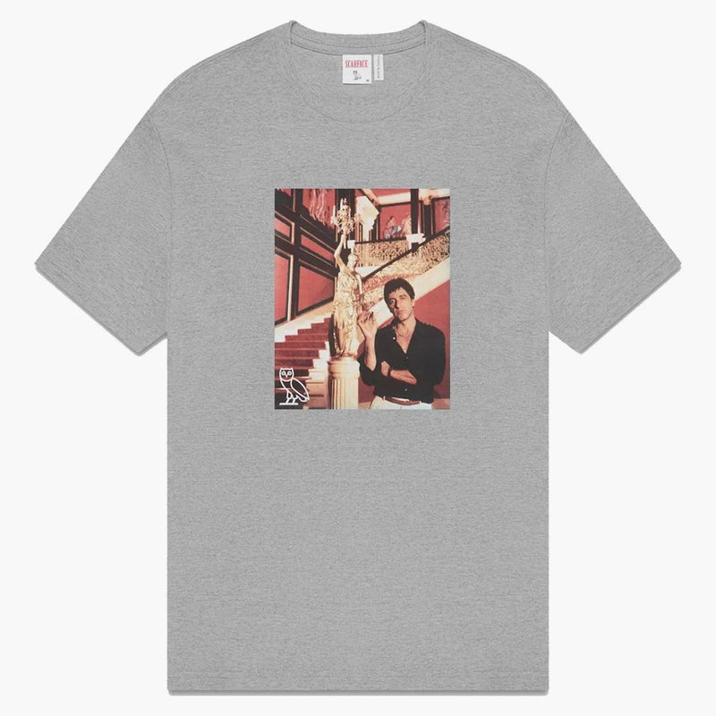 Ovo x šarface tričko Heather šedé
