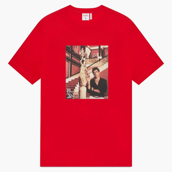 Ovo x Scarface tričko červené