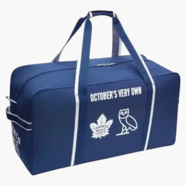 OVO X Sherwood Hockey Equipment Toronto Maple Leafs Duffel Blue Blue