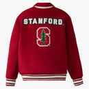 Ovo X Stanford Univesity Campus Varsity Jacket Stanford Red