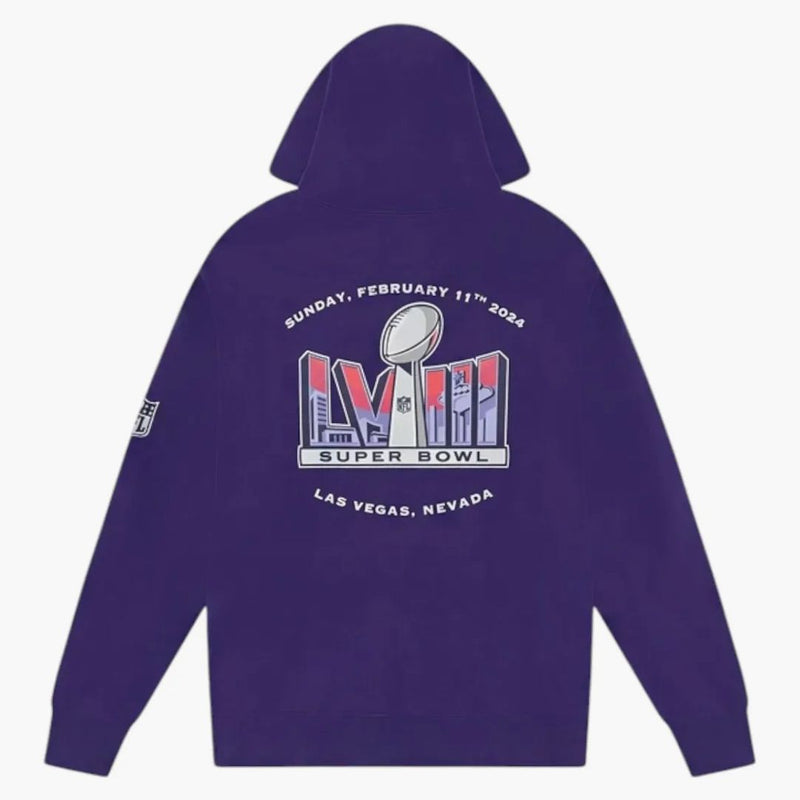 Ovo x superbowl lviii mikina fialová