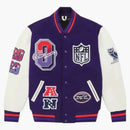 Ovo x superbowl lviii varsity bunda fialová
