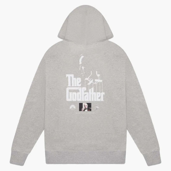 Ovo x The Godfather Poster Hoodie Heather Grey