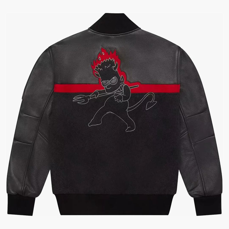 Ovo x Simpsons Versity bunda Grey