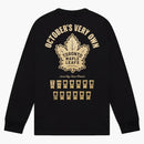 Ovo X Toronto Maple Leafs Banner Longsleeve T-shirt Black