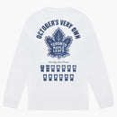 OVO X Toronto Maple Leafs Banner Camiseta Longleve White White