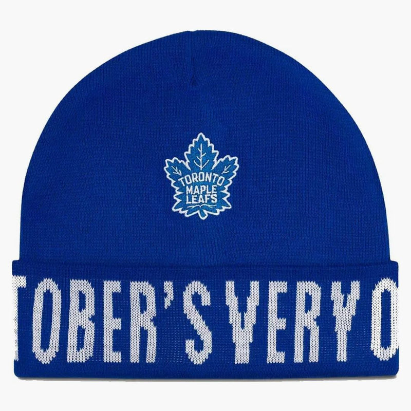 Ovo x Toronto Maple Leafs Beanie Navy