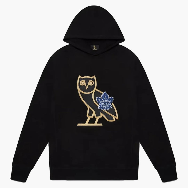 Ovo x Toronto Maple Leafs Og Owl Hoodie Black