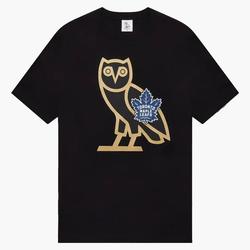 Ovo x Toronto Maple Leafs Og Owl tričko černé