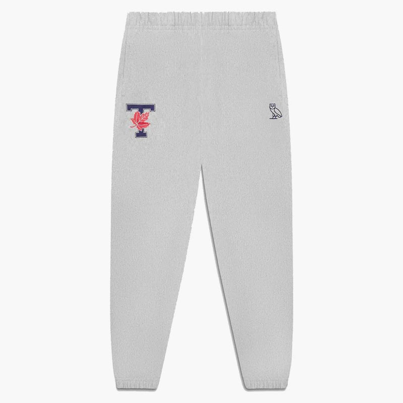 Ovo x University of Toronto Cotton Fleece Pant Heather Grey