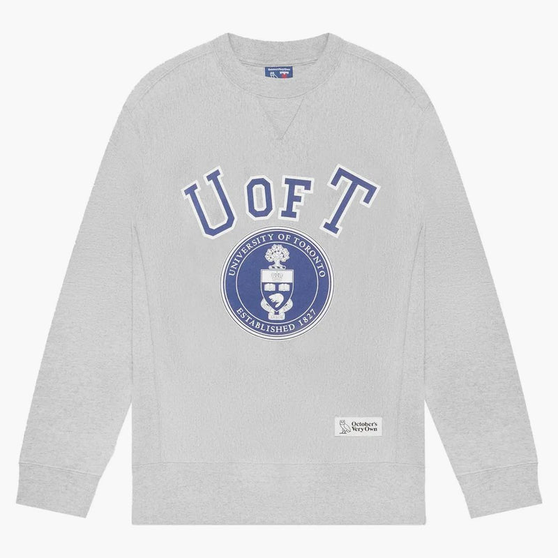 Ovo x University of Toronto Crewneck Heather Grey