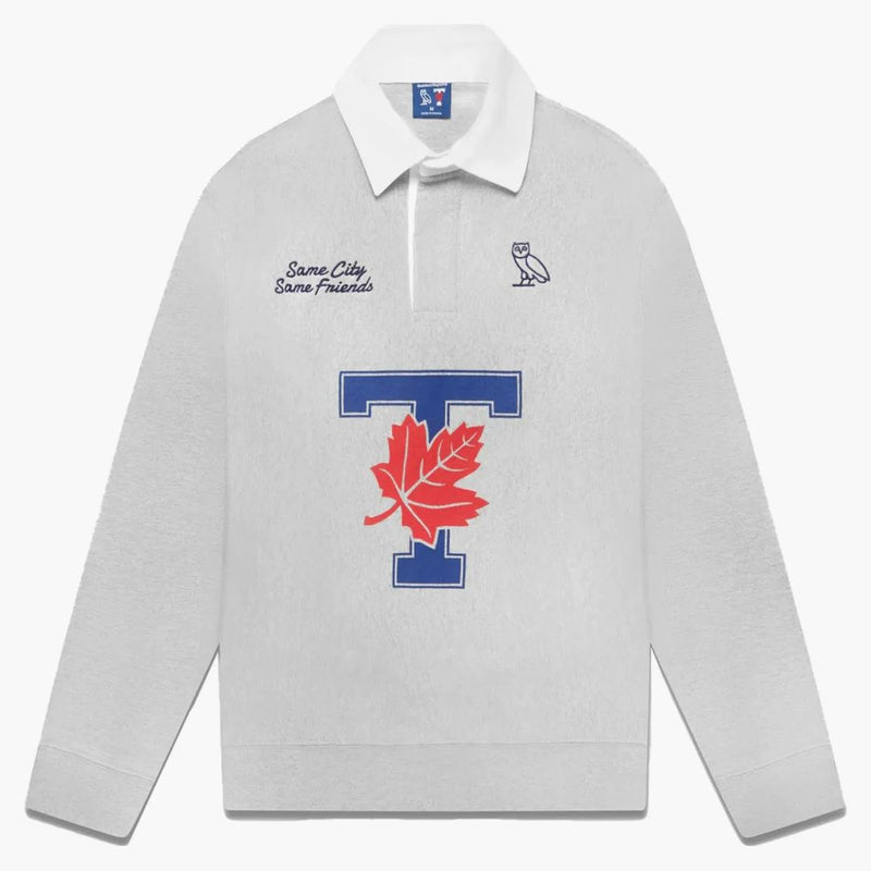 Ovo x University of Toronto Rugby Polo Heather Grey