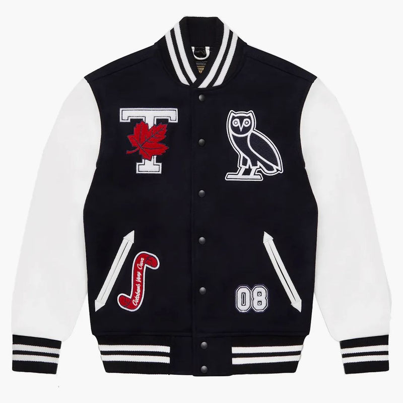 Ovo x University of Toronto Versity Jacket Navy