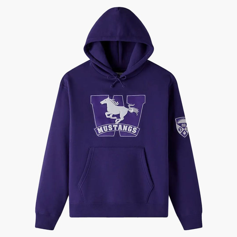 Ovo x Western University Mustangs Campus Fleece Hoodie Western Purple