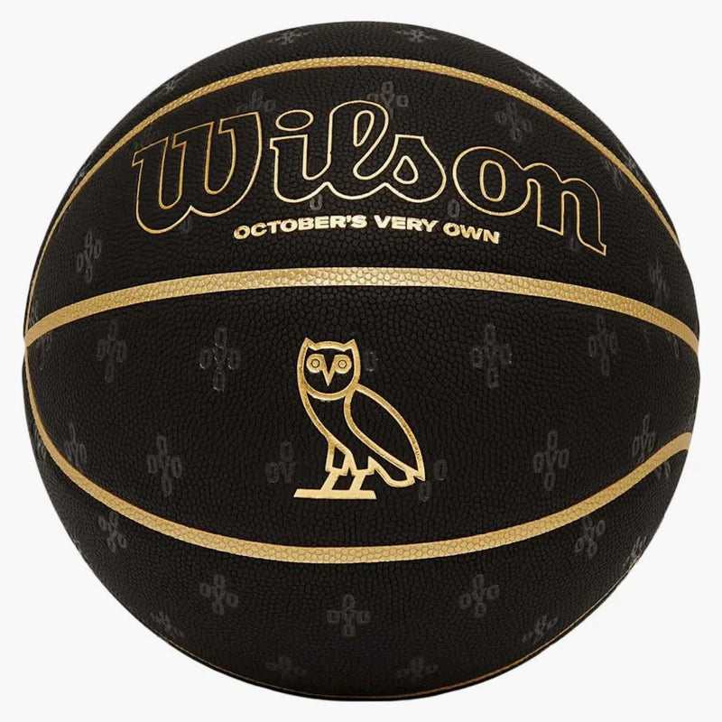 Ovo x Wilson Basketball nero/oro
