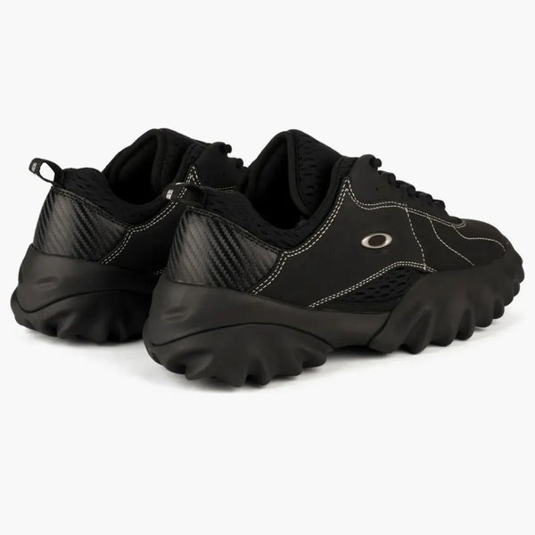 Oakley Factory Team Chop sega cerebrale in pelle nera morta
