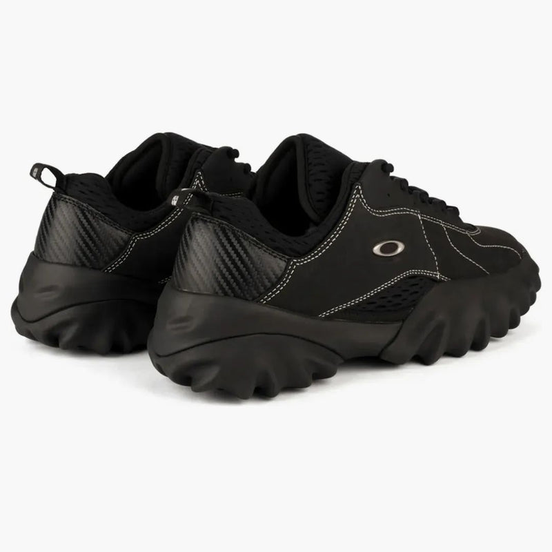 Oakley Factory Team Chop sega cerebrale in pelle nera morta