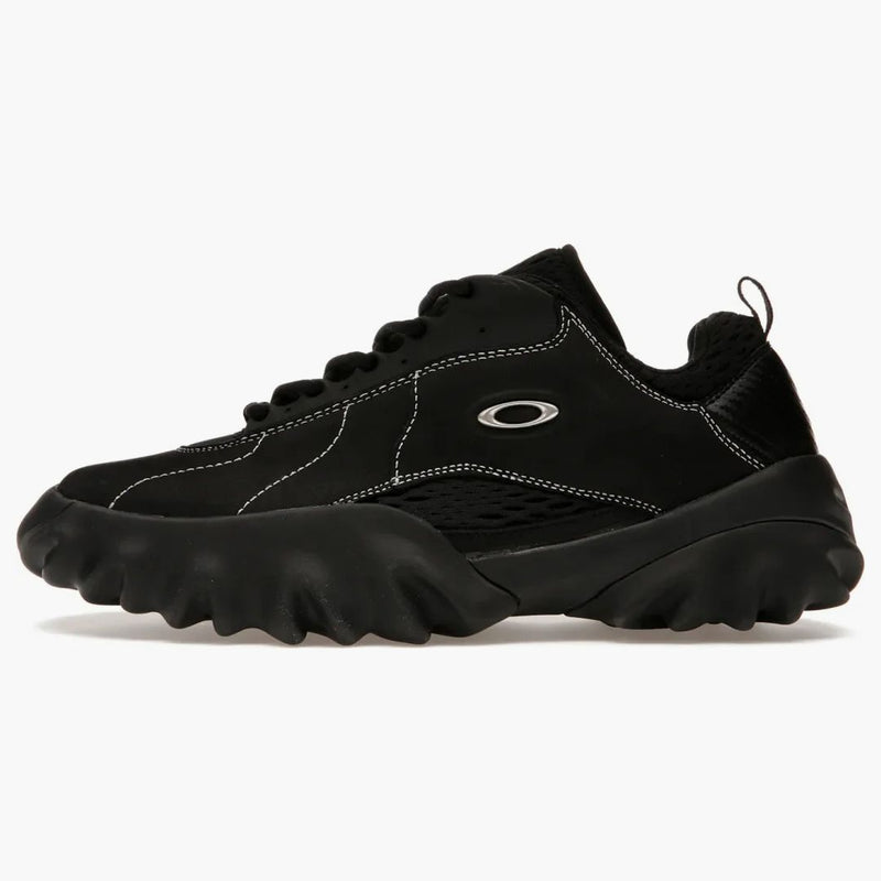 Oakley Factory Team Chop sega cerebrale in pelle nera morta