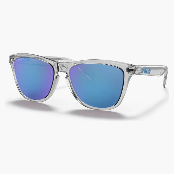 Occhiali da sole Oakley Frogskins Crystal Clear/Prizm Sapphire (0OO9013D055)