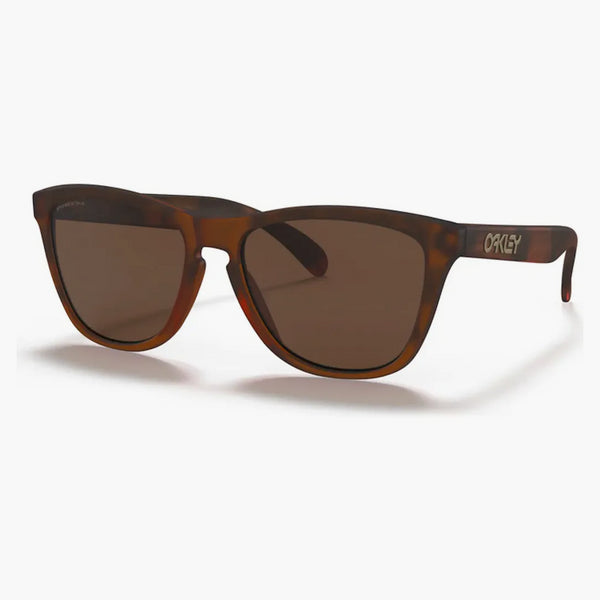 Occhiali da sole Oakley Frogskins opachi marrone Tortoise/Tungsten Prizm (0OO9013 9013C555)