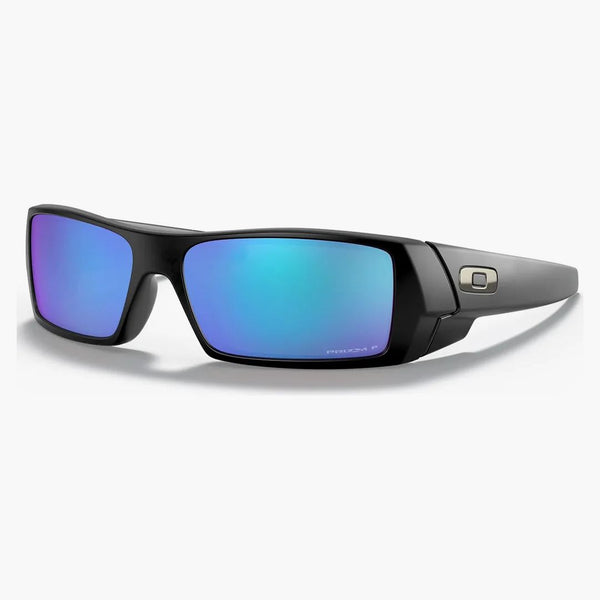 OCCOLI da sole Oakley Gascan opachi Nero/Prizm Sapphire Polarizzato (OO9014-5060)