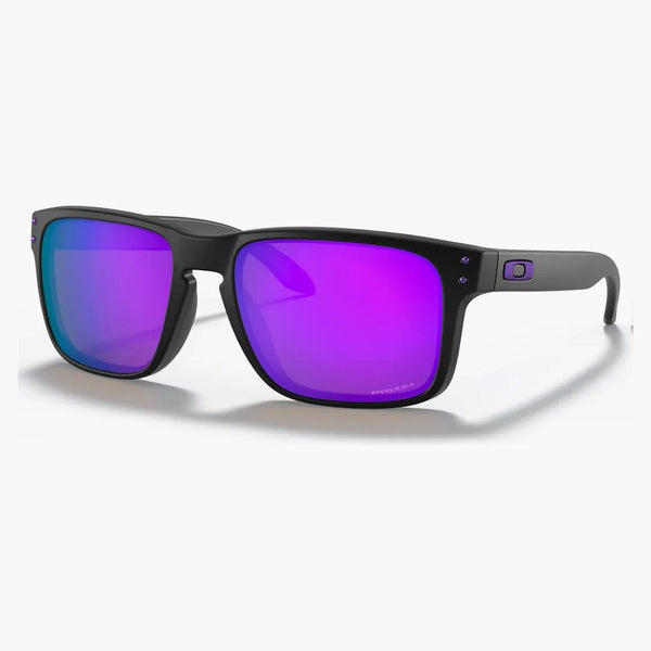 OCCOLI da sole Oakley Holbrook opachi Black/Prizm Violet (OO9102-K655)