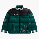 Off Season X NFL Dark Green/Black Philadelphia Eagles Team Puffer Jacket Dark Green