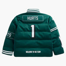 Off season x NFL JALEN HURTS Philadelphia Eagles Player Buffer Jacket Dark Green