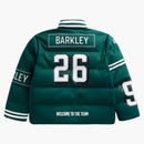 Off season x NFL Saquon Barkley Philadelphia Eagles Player Puffer Jacket Dark Green