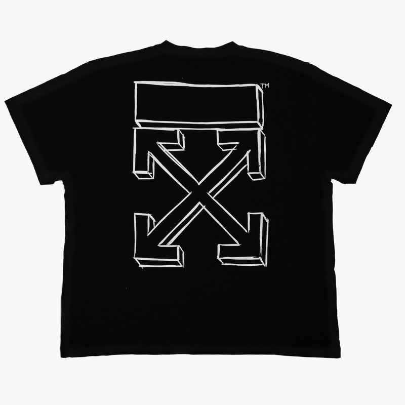 Off White 3D Arrow T-Shirt Black Rückseite