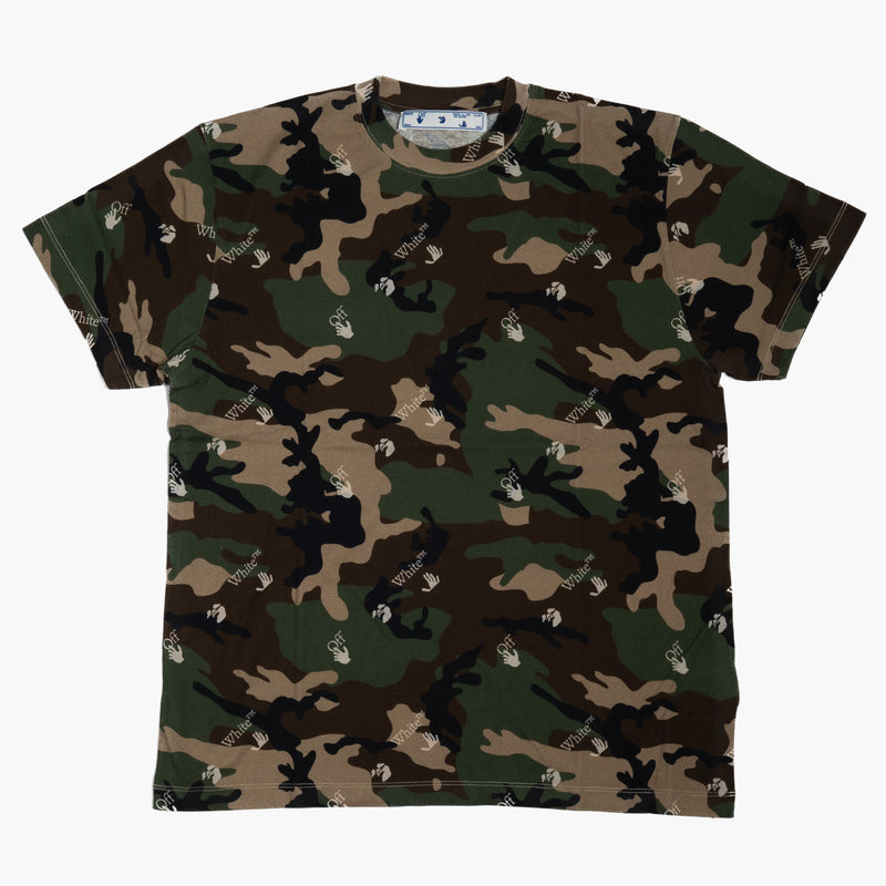 Off White All Over Logo T-Shirt Camo