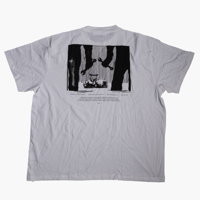 Off White Big Goblin T-Shirt White Rückseite