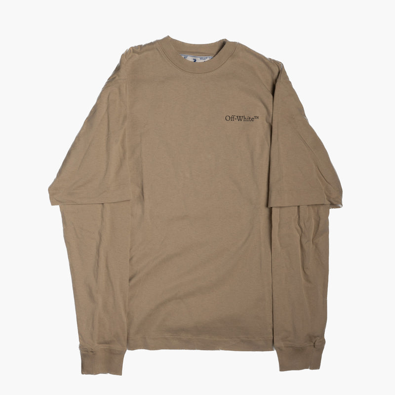 Off White Caravaggio Picture Backprint Longsleeve Olive