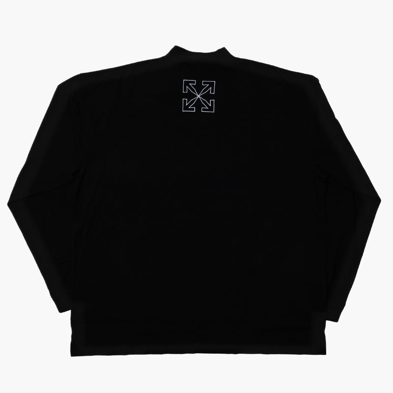 Off White Collection Name Milan Longsleeve Black Rückseite