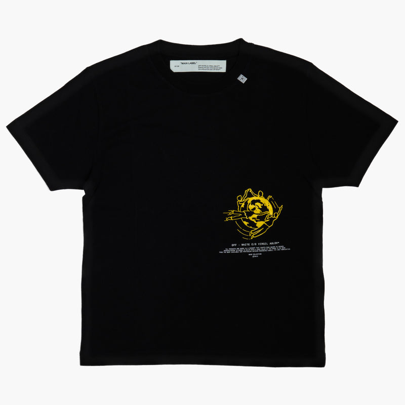 Off White Dancing Around The World T-Shirt Black