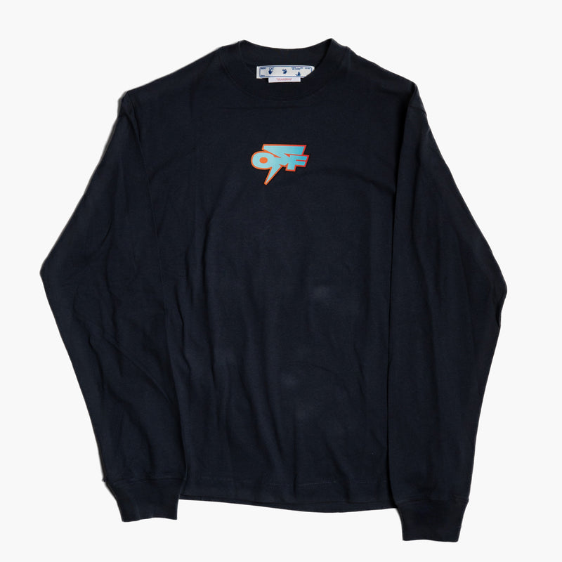 Off White Drawn Arrow Longsleeve Navy