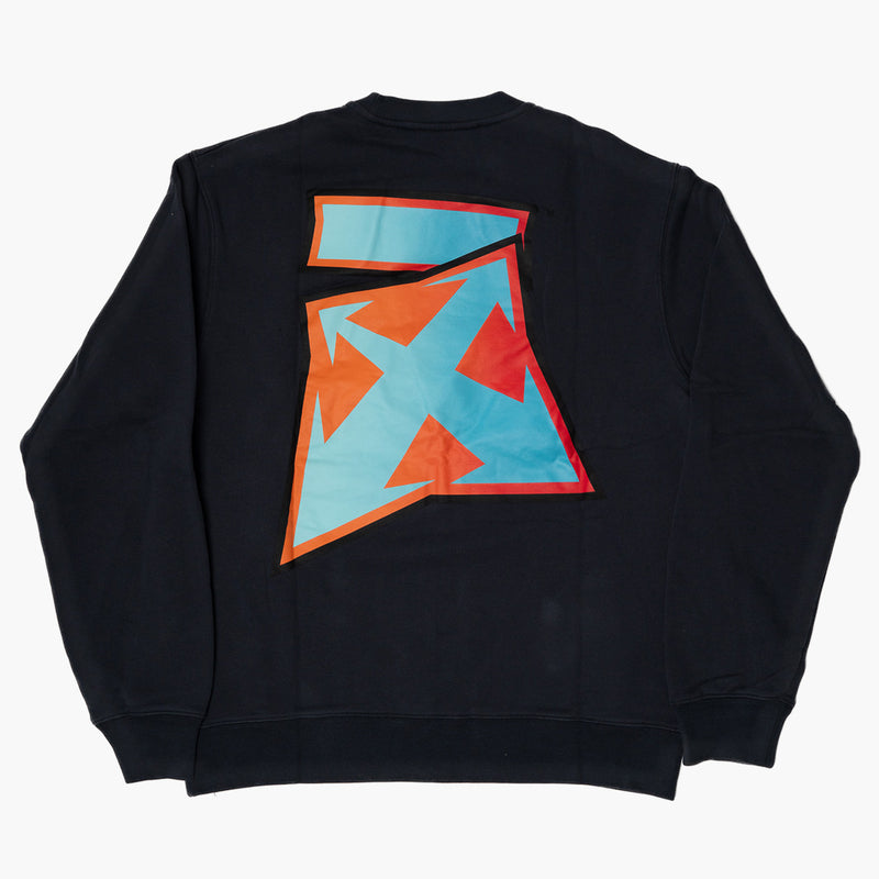 Off White Drawn Arrow Sweater Black Rückseite